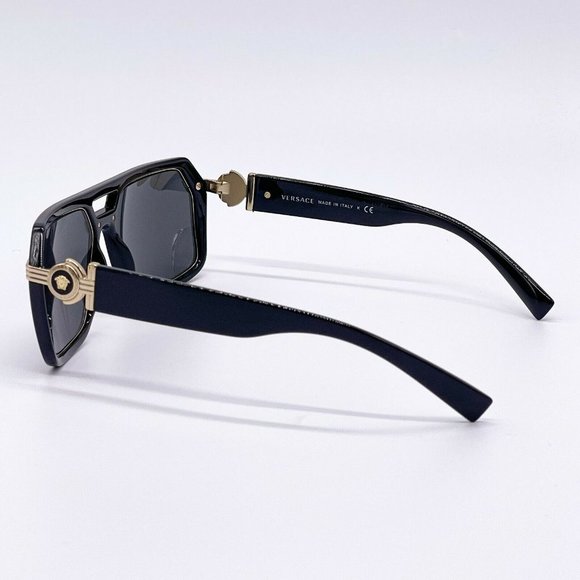 Sale! New Versace Black w/ Gold Unisex Sunglasses - Picture 6 of 9